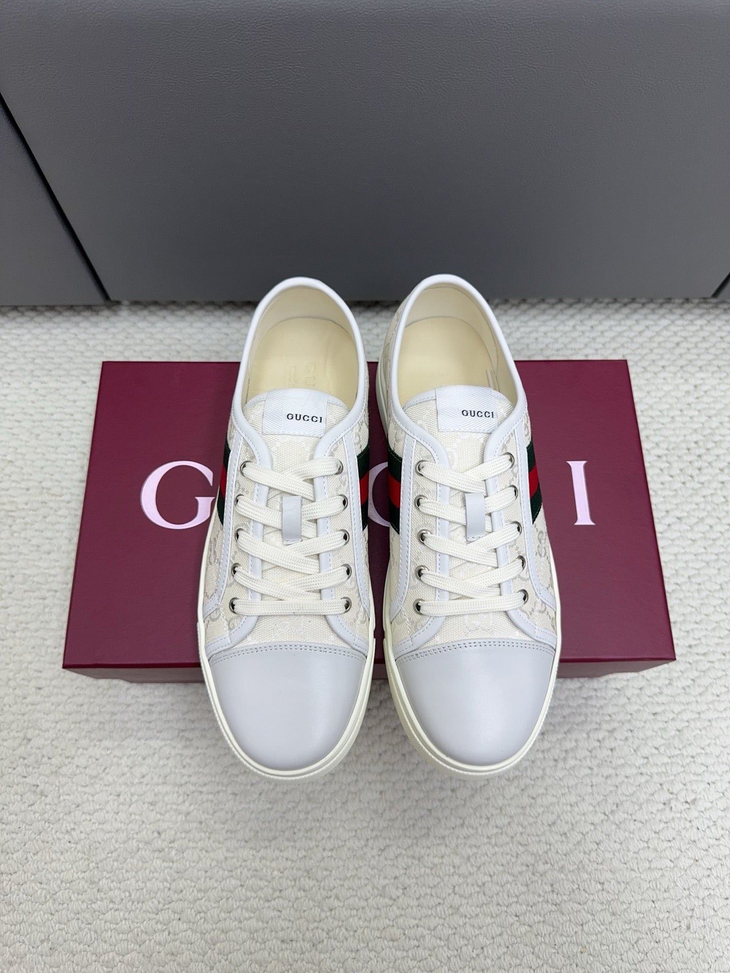 GG Tennis 1977 Sneakers White Canvas Leather 788206