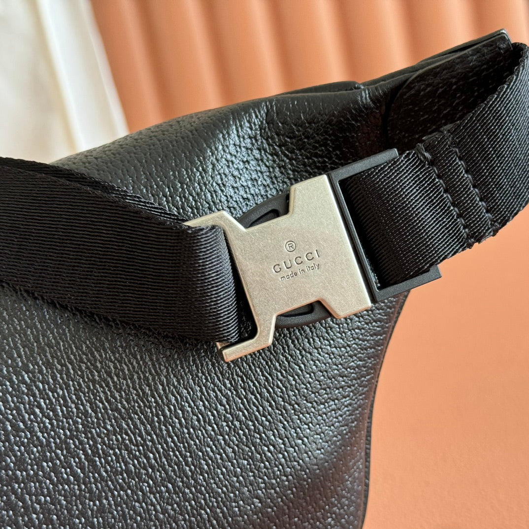 GG Ophidia Small Belt Bag Black Leather 292600