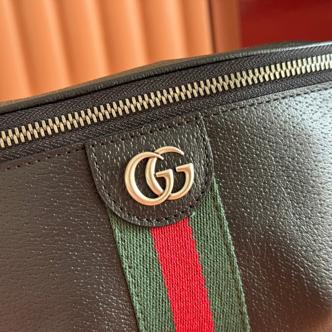 GG Ophidia Small Belt Bag Black Leather 292600