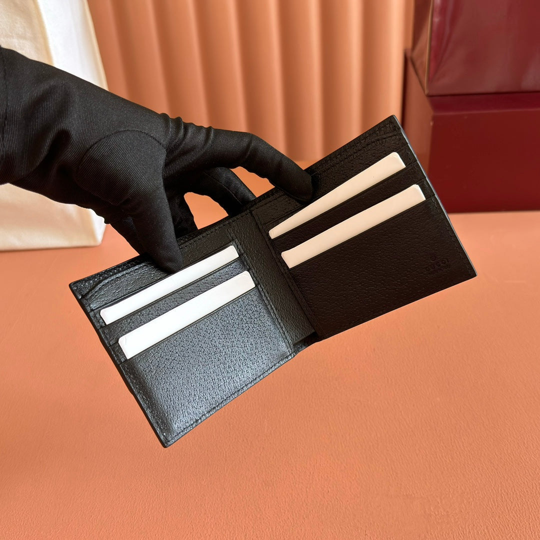 GG Ophidia Wallet Black Leather