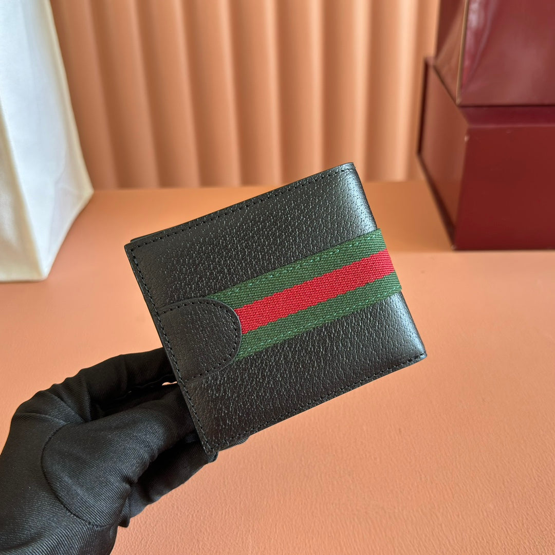 GG Ophidia Wallet Black Leather