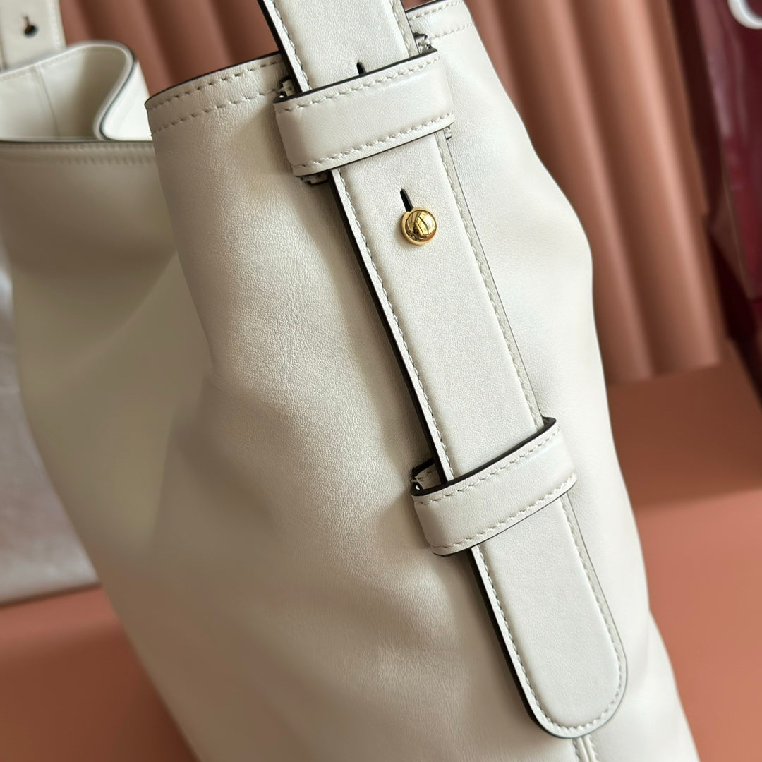 GG Beatrix Large Tote Bag Cream Smooth Leather GHW 272135