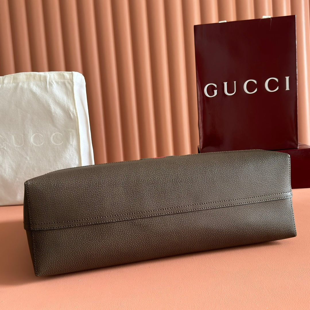 Gucci Ophidia GG Supreme Tote Bag 44cm Brown Beige Canvas 273715