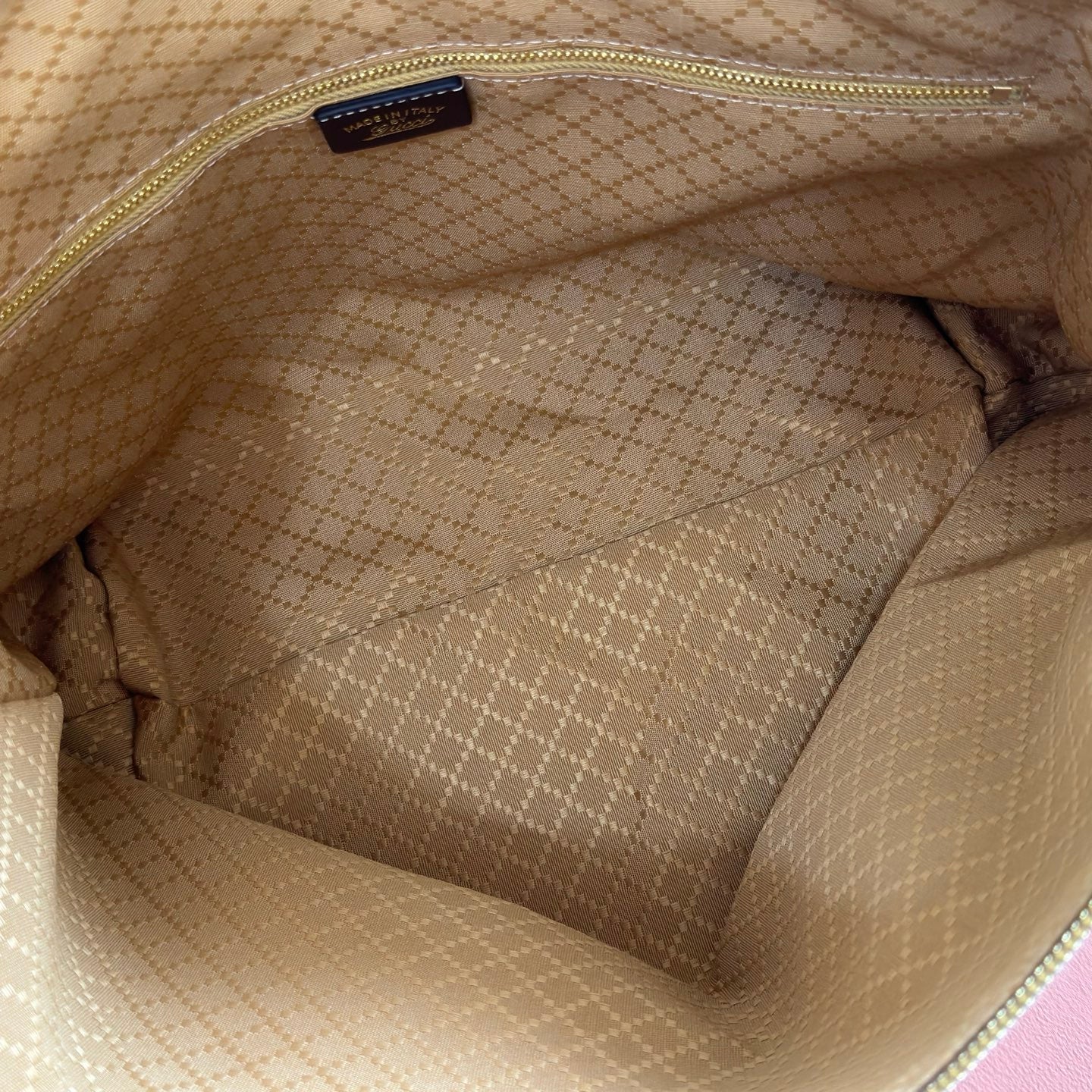 GG Brera Medium Crossbody Bag Brown Beige Canvas