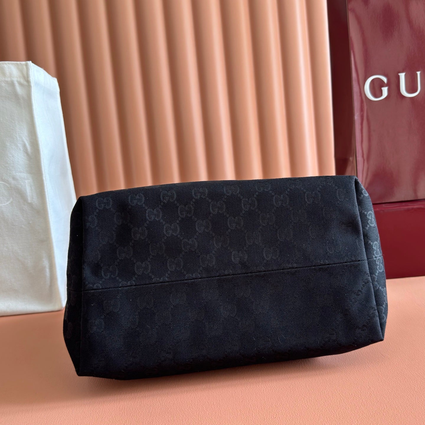 GG Brera Medium Crossbody Bag Black Canvas