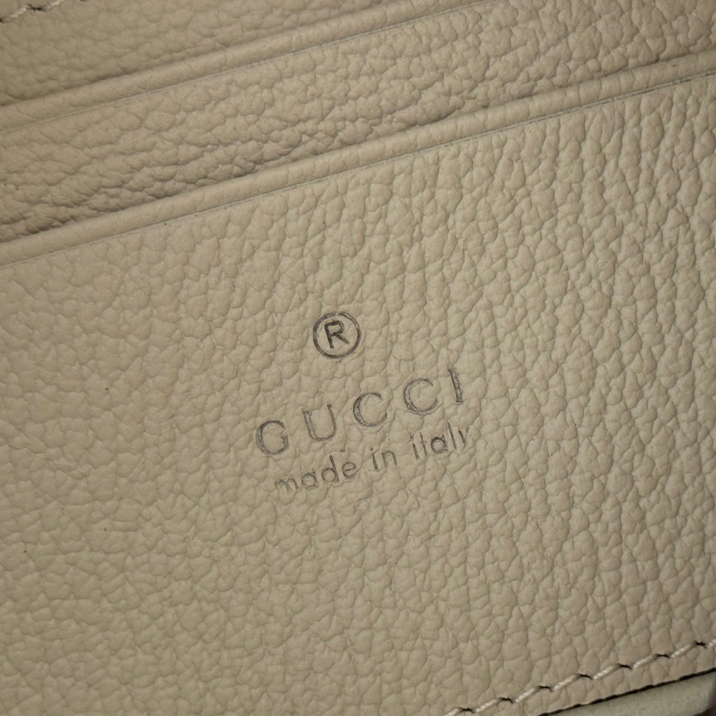 GG Aphrodite Shoulder Bag Cream Cowhide