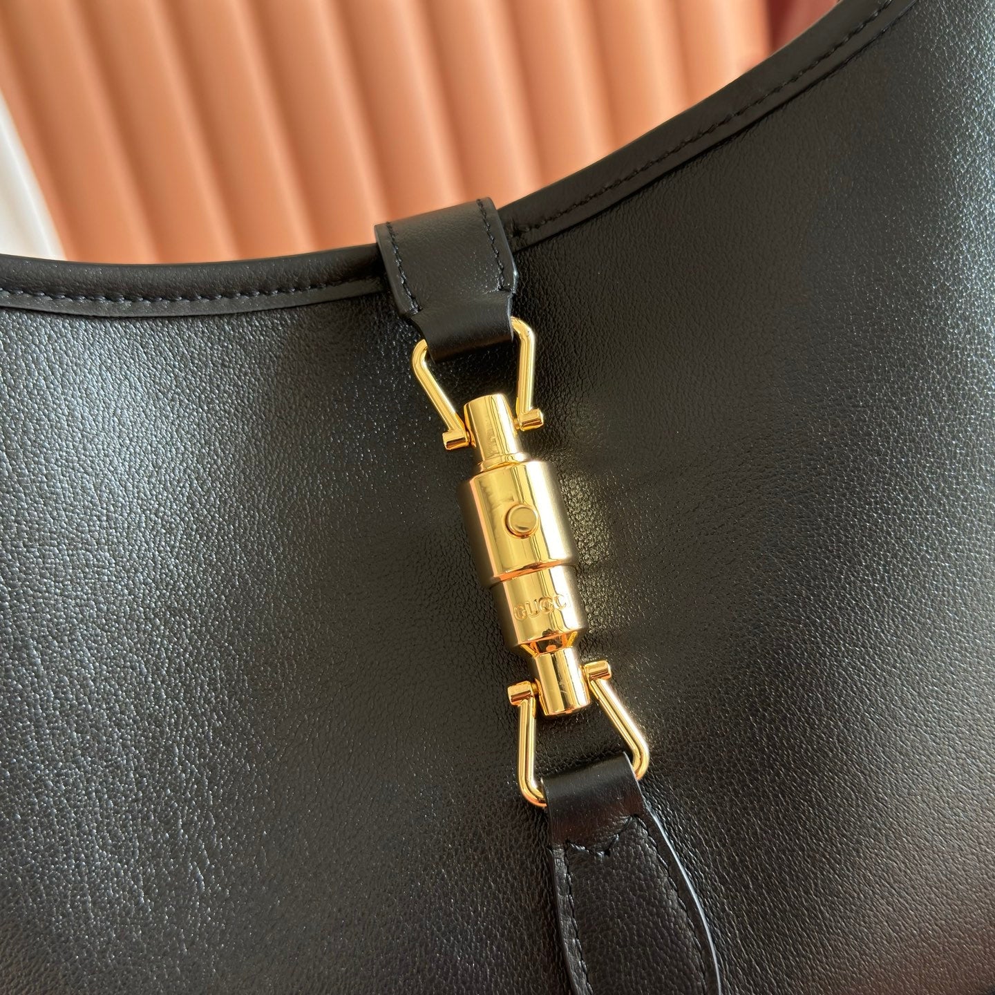 GG Jackie 1961 Shoulder Bag Black Lambskin 285156