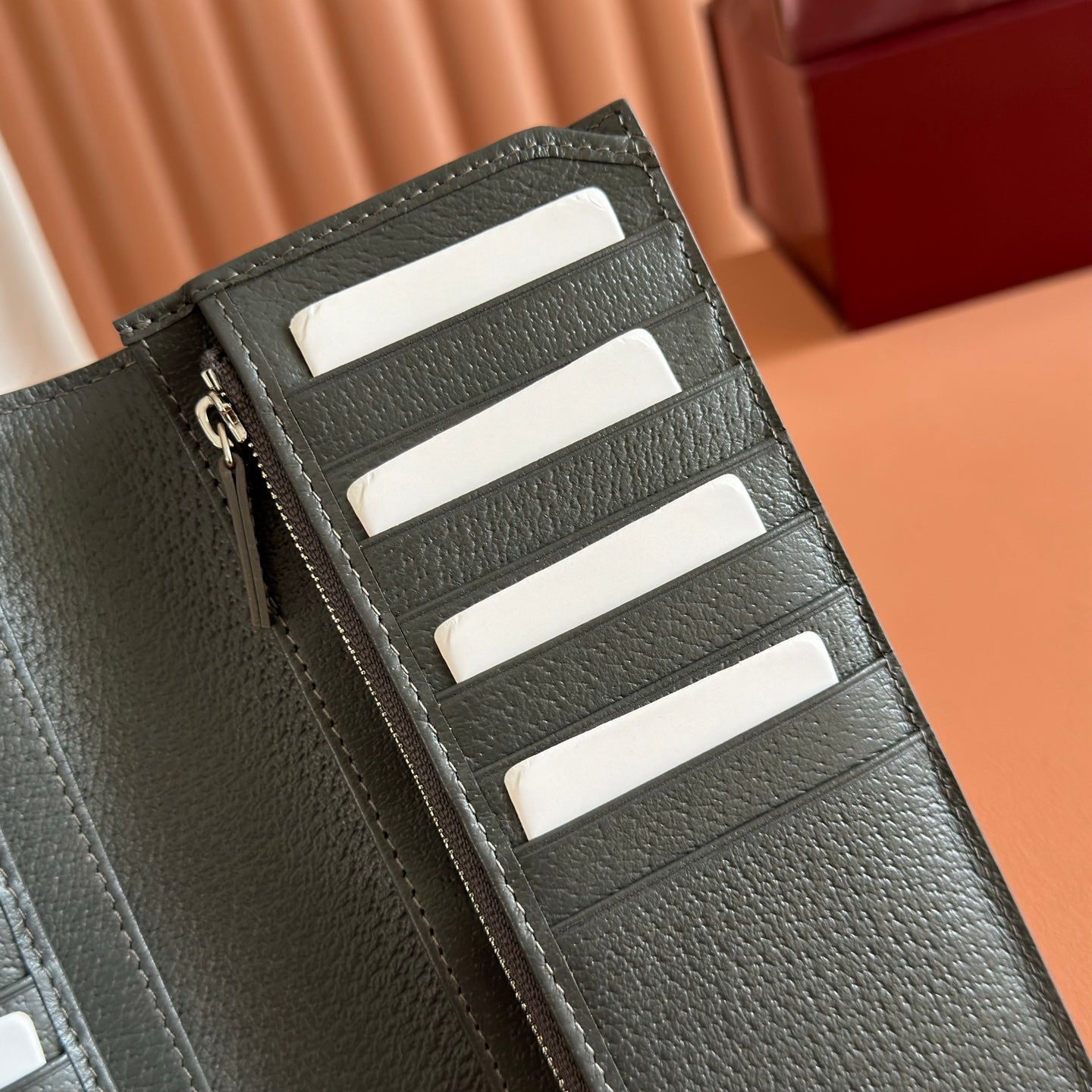GG Supreme Long Passport Card Black Canvas