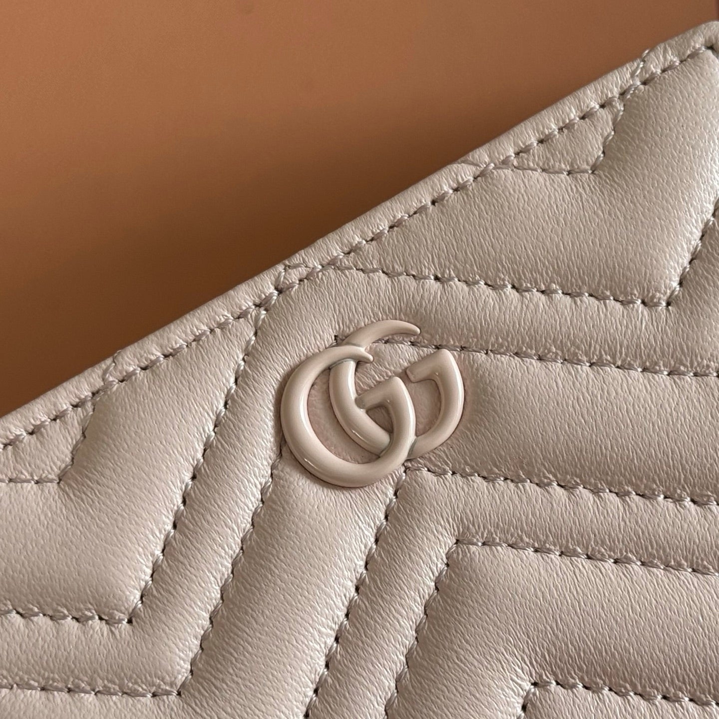 GG Marmont Wallet Light Pink Leather