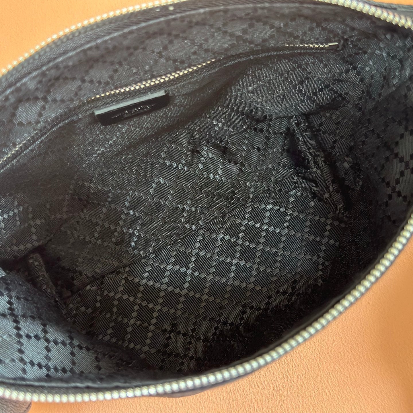 GG Brera Small Crossbody Bag Black Canvas