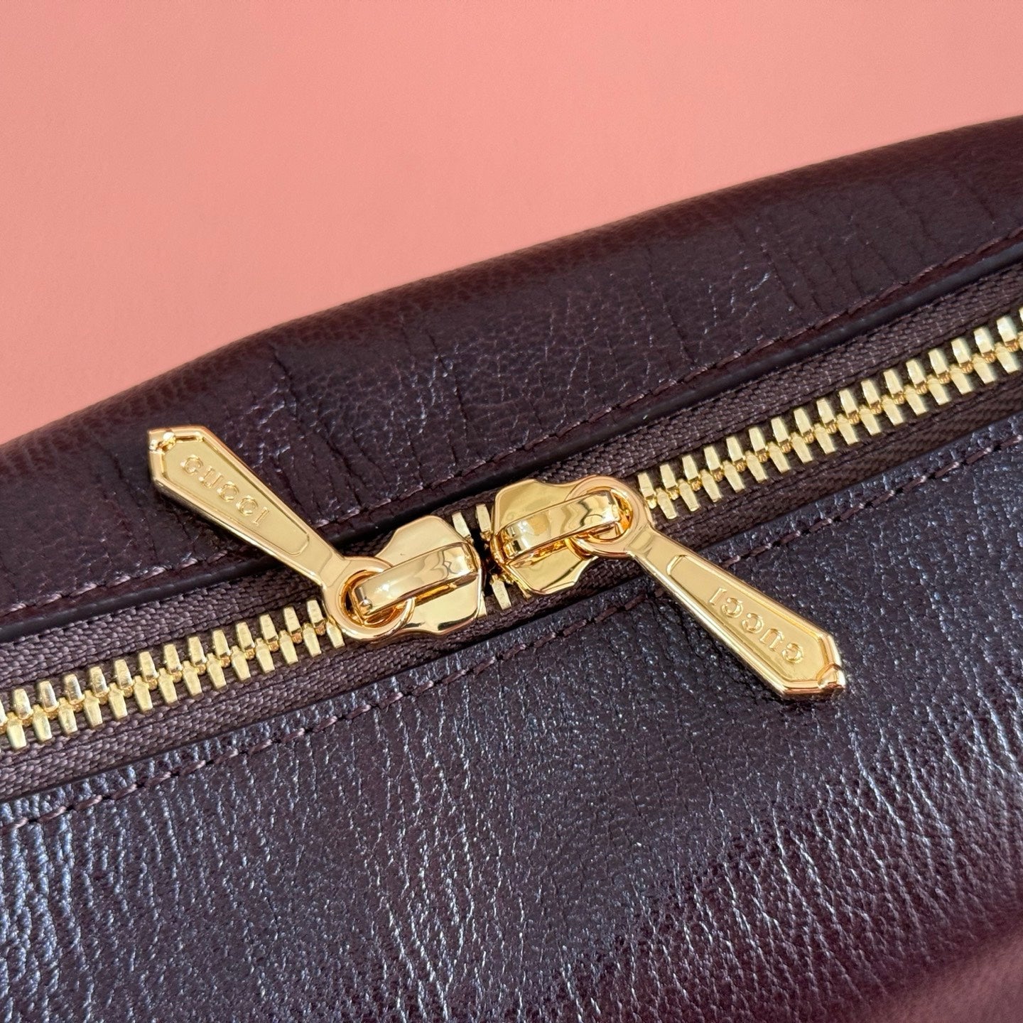 GG Brera Small Crossbody Bag Burgundy Cowhide
