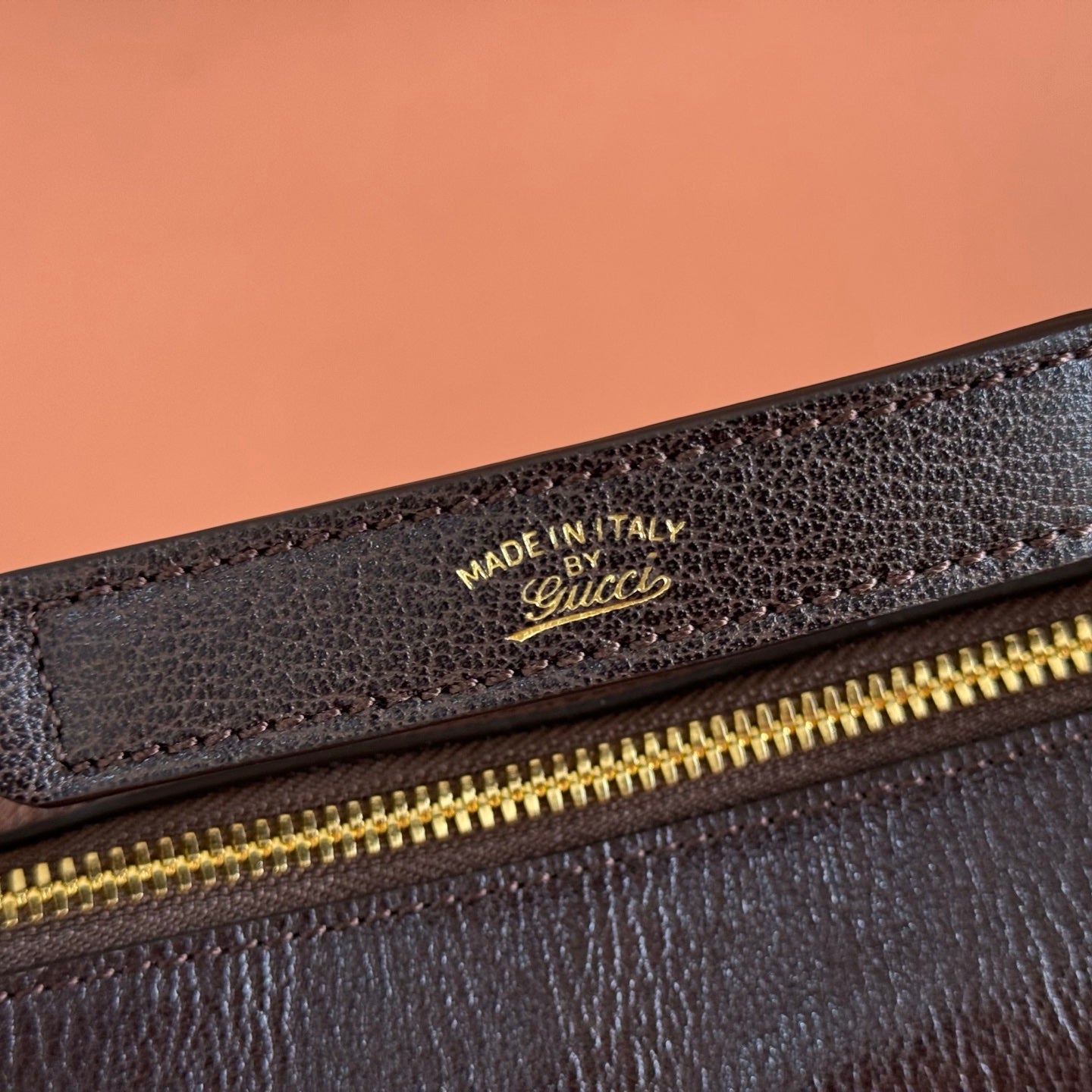 GG Brera Small Crossbody Bag Burgundy Cowhide