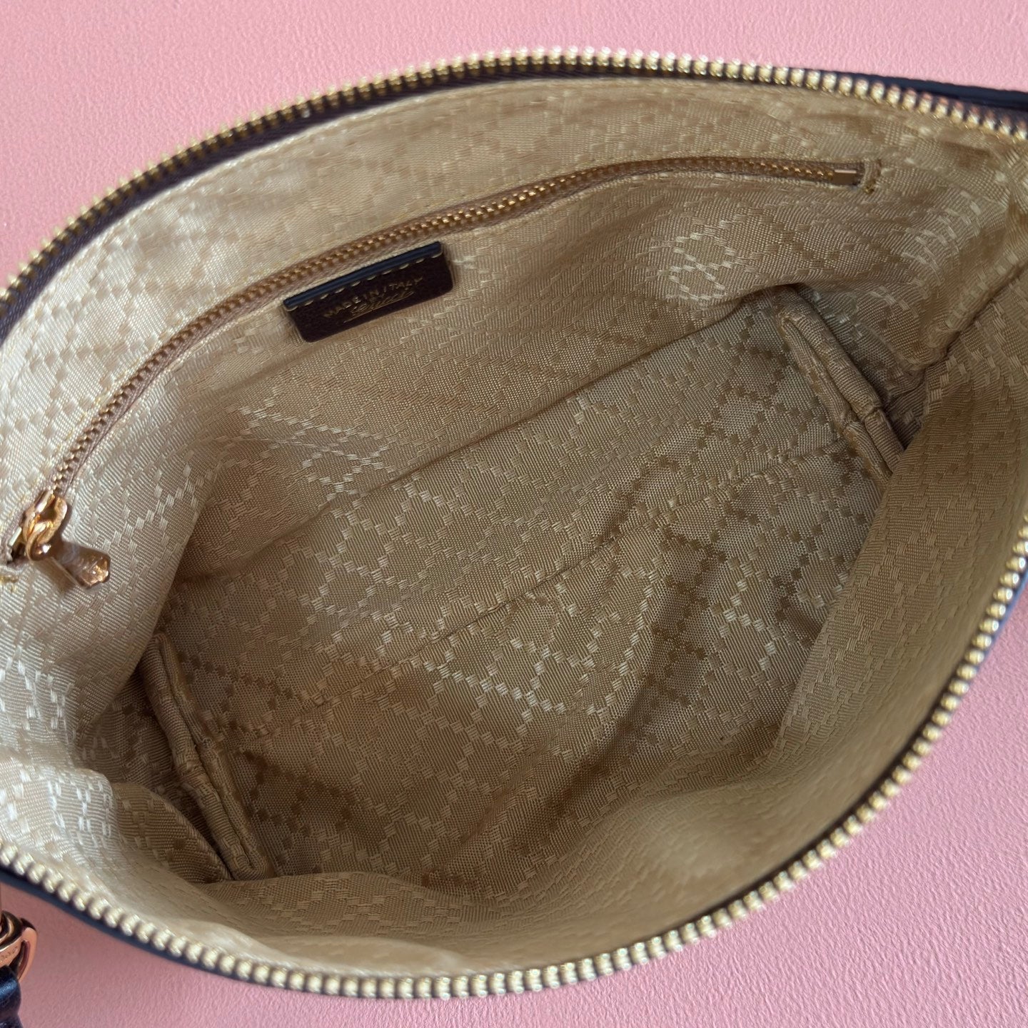 GG Brera Small Crossbody Bag Burgundy Cowhide