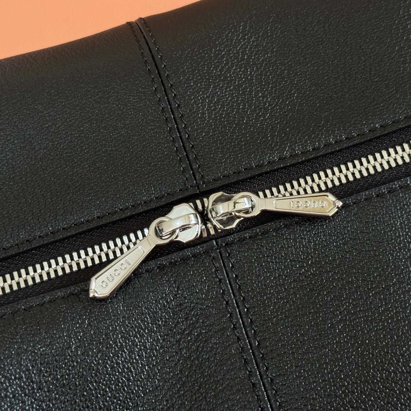 GG Brera Medium Crossbody Bag Black Lambskin