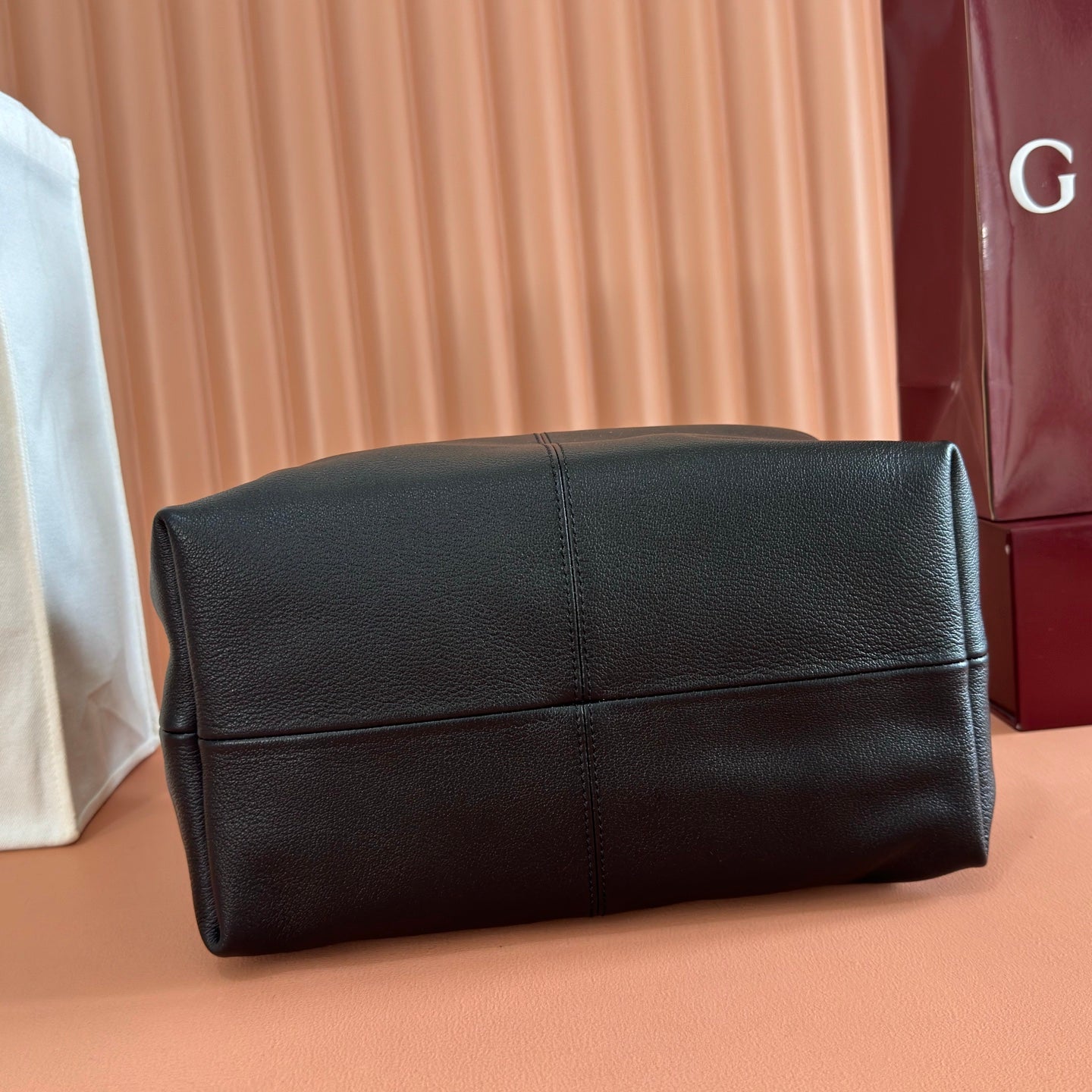 GG Brera Medium Crossbody Bag Black Lambskin