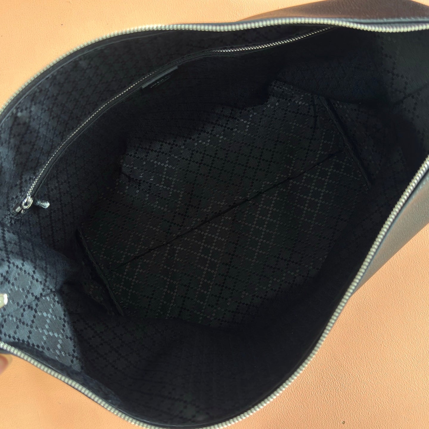 GG Brera Medium Crossbody Bag Black Lambskin