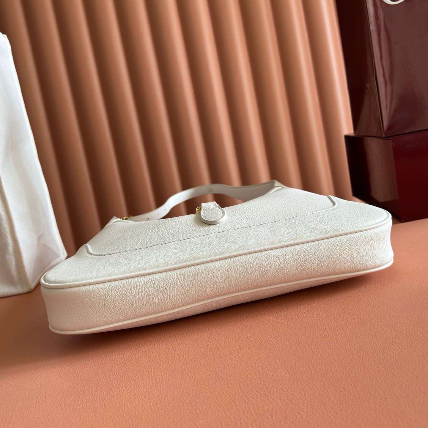 GG Jackie 1961 Shoulder Bag White Lambskin 292677