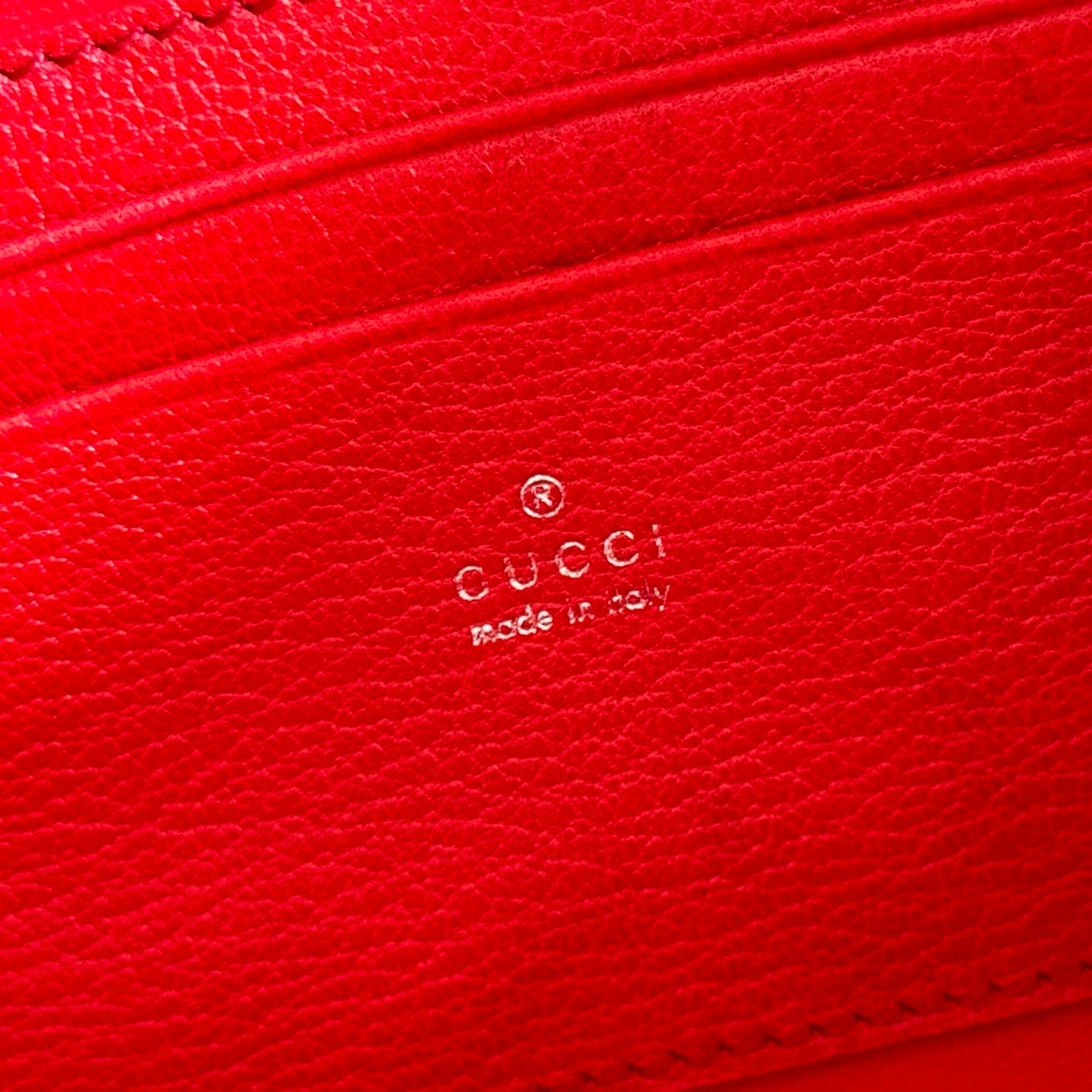 GG Dionysus Small Shoulder Bag Red Grainy Leather 292588