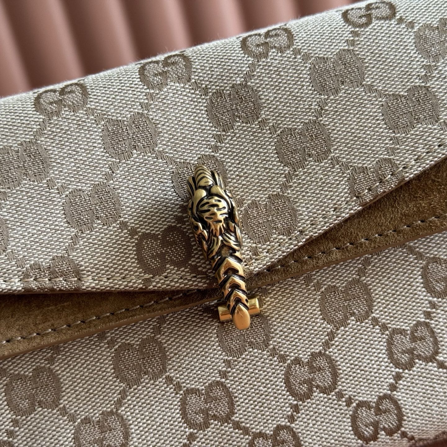 GG Dionysus Small Shoulder Bag Beige Canvas 292585