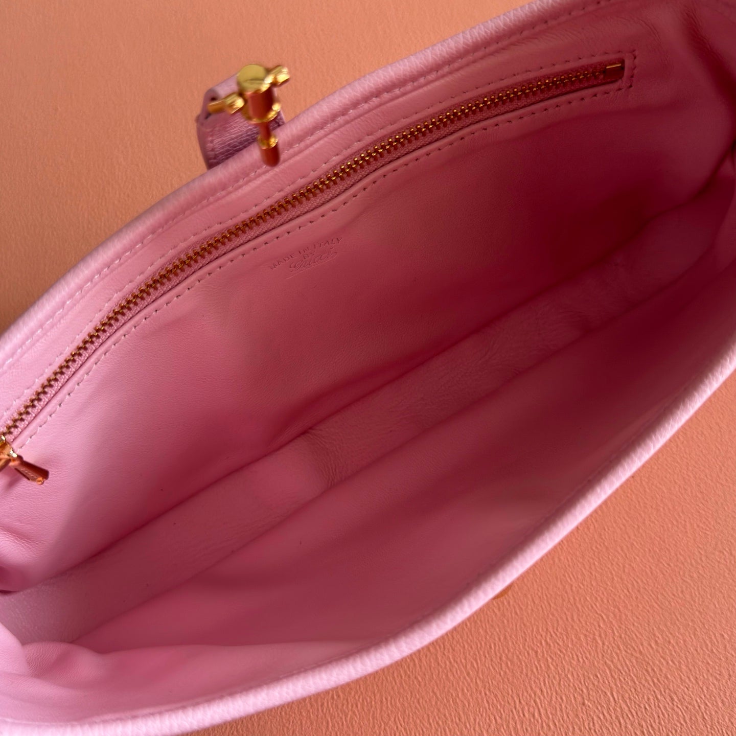 GG Jackie 1961 Slim Shoulder Bag Pink Lambskin 292681