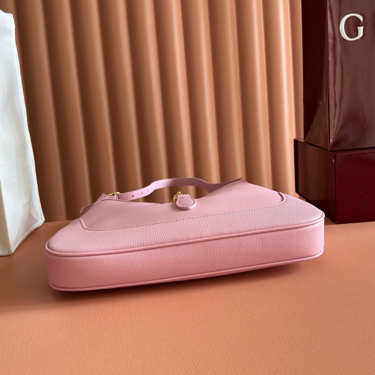 GG Jackie 1961 Shoulder Bag Pink Lambskin 292682