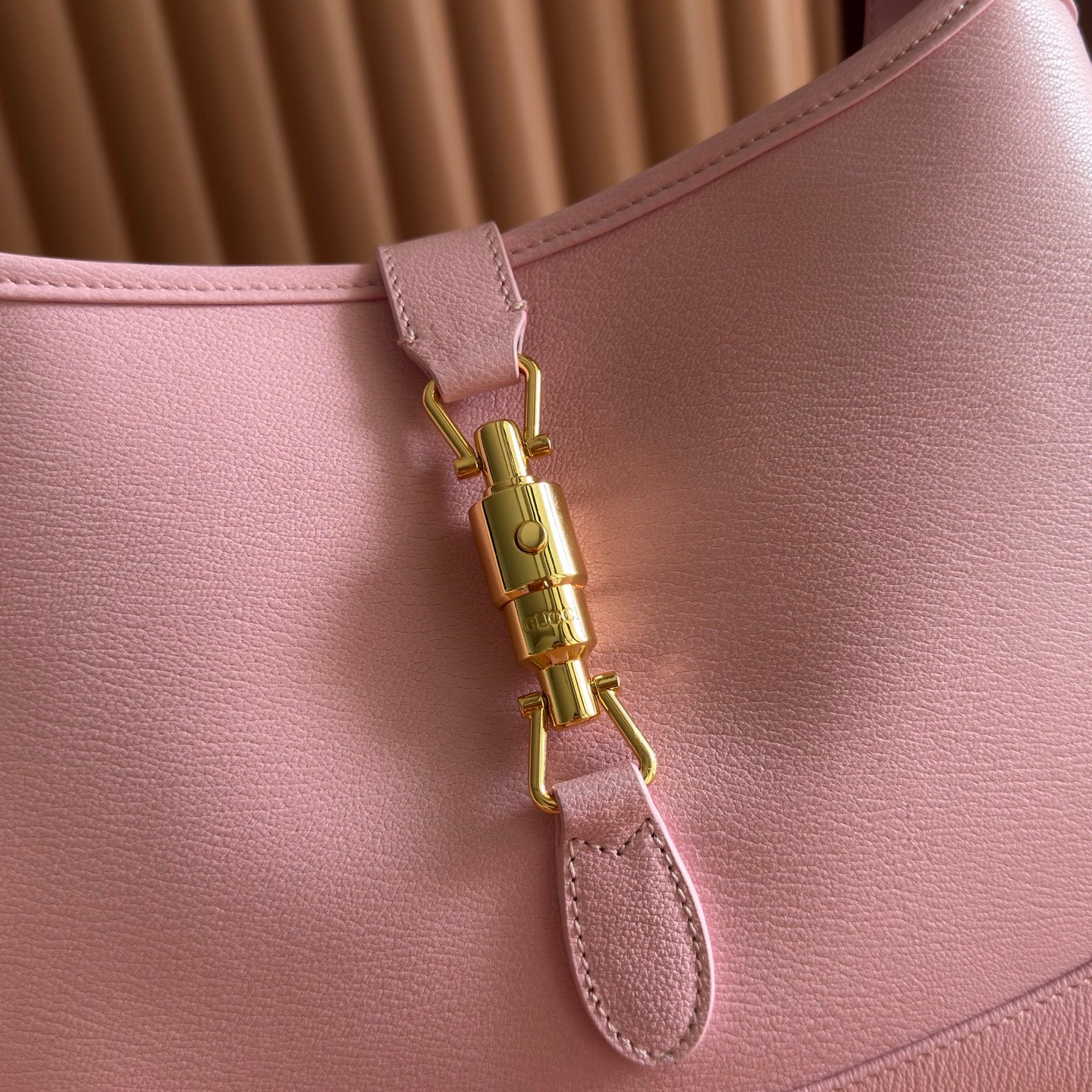 GG Jackie 1961 Shoulder Bag Pink Lambskin 292682