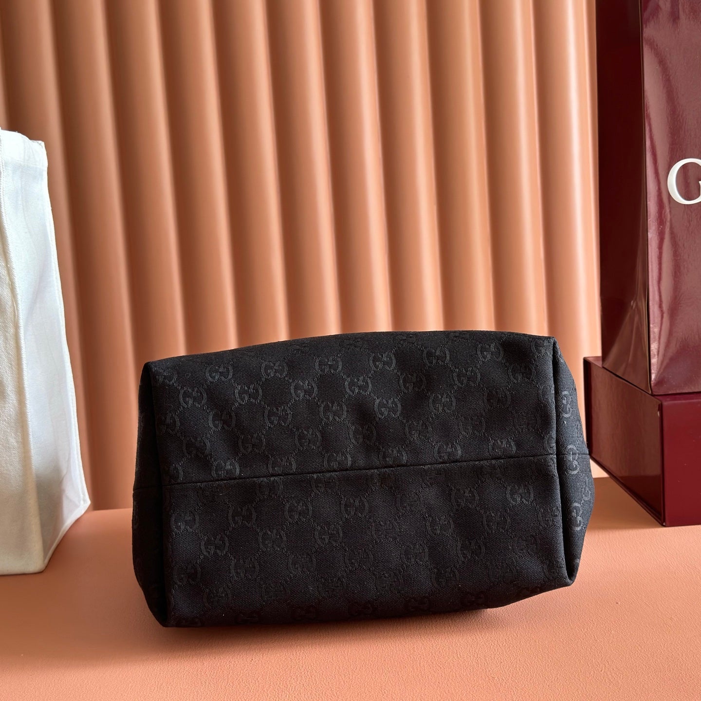 GG Brera Small Crossbody Bag Black Canvas 292649