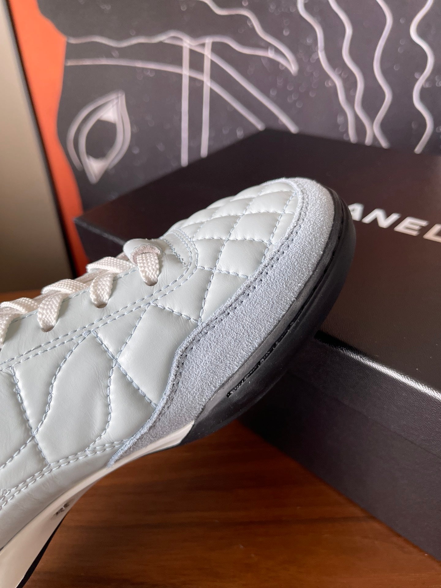 CC 26ss Low-Top Sneaker Light Blue Leather 623163
