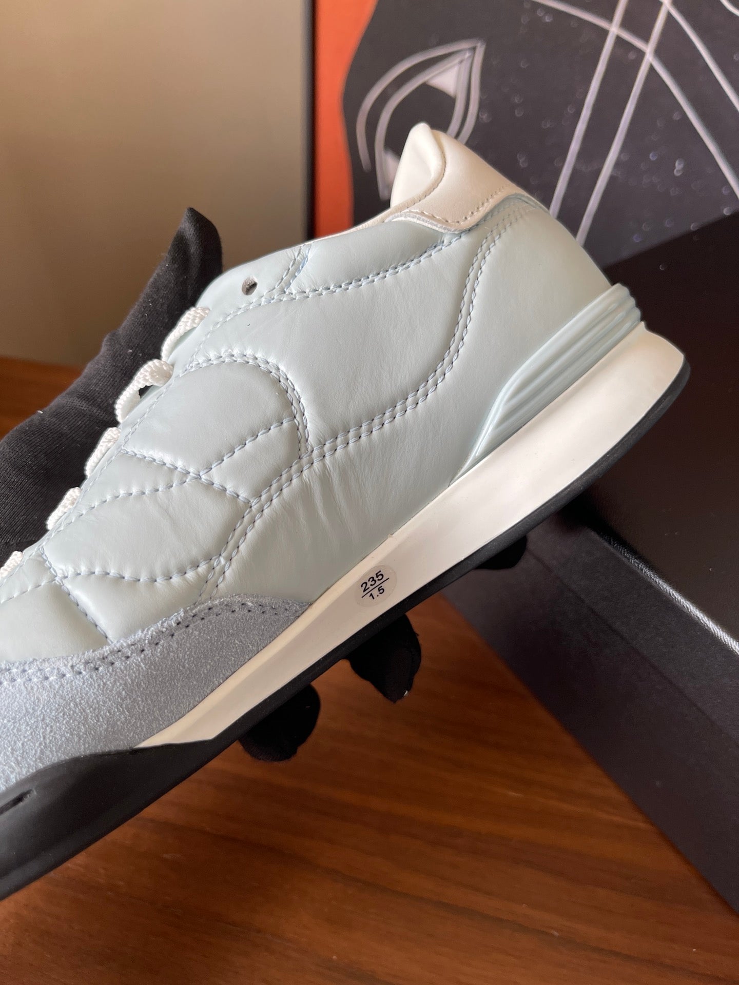 CC 26ss Low-Top Sneaker Light Blue Leather 623163