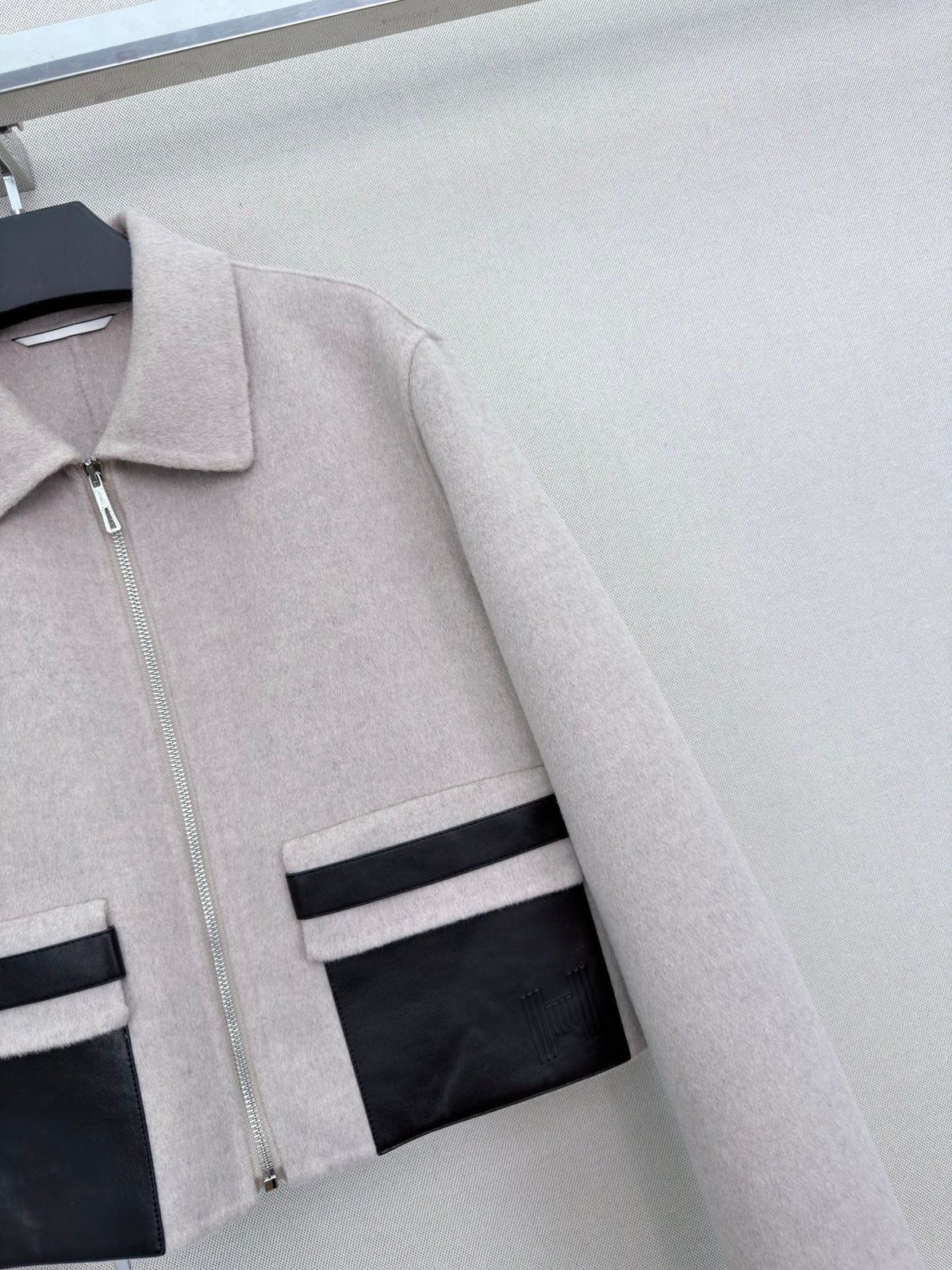 HM 26s Double-Sided Lapel Coat Light Grey Cashmere 407087