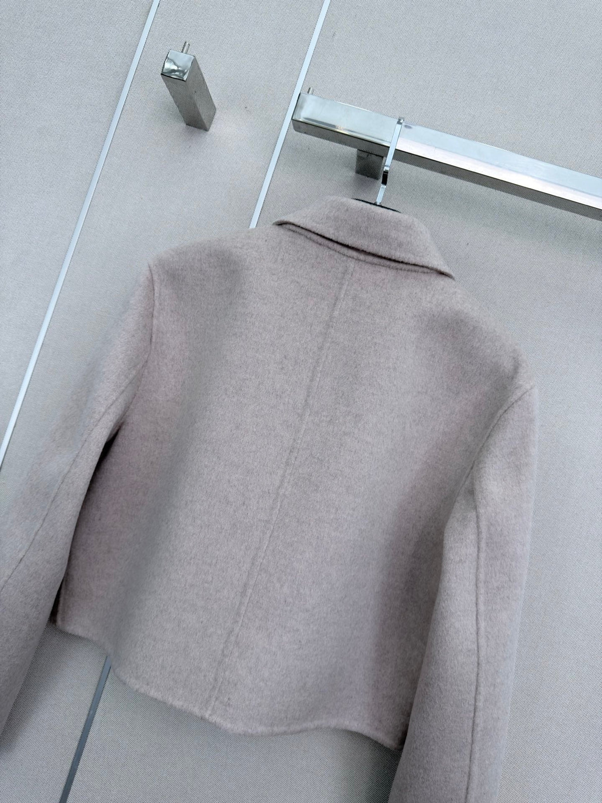HM 26s Double-Sided Lapel Coat Light Grey Cashmere 407087