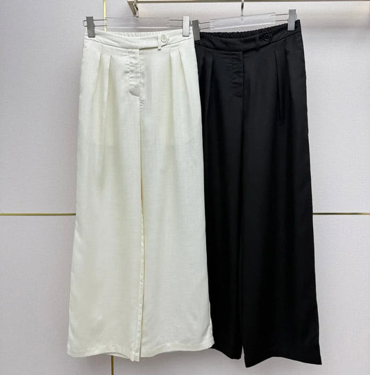 Prada 2026 Wide-Leg Pants Polyester 400185
