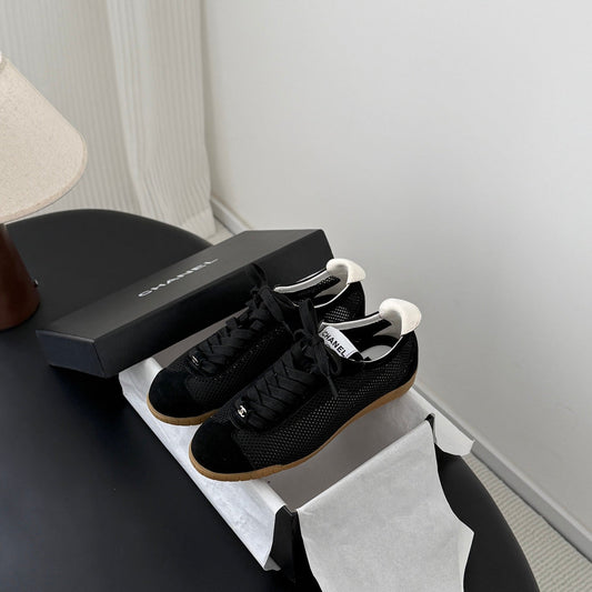 CC 26s Casual Shoes Black Brown Suede 914907