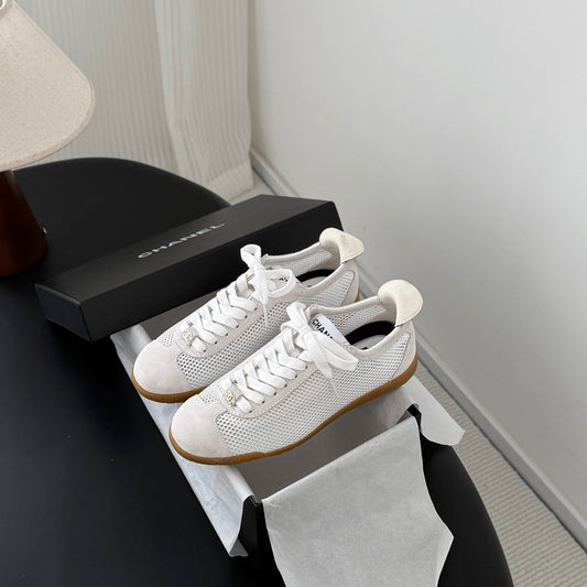CC 26s Casual Shoes White Mesh Suede 914921