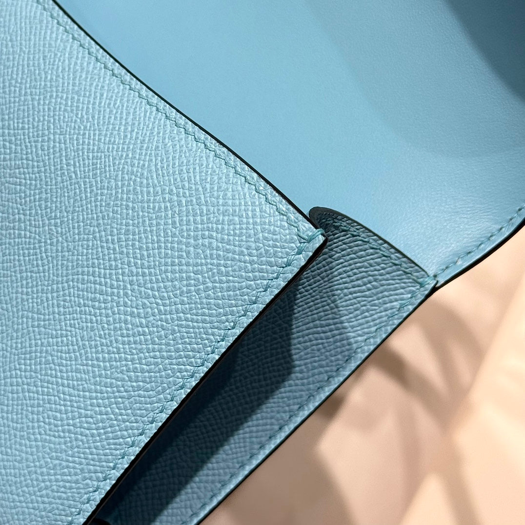 HM Constance Elan 24 Day Sky Blue Epsom Gold Hardware 237338