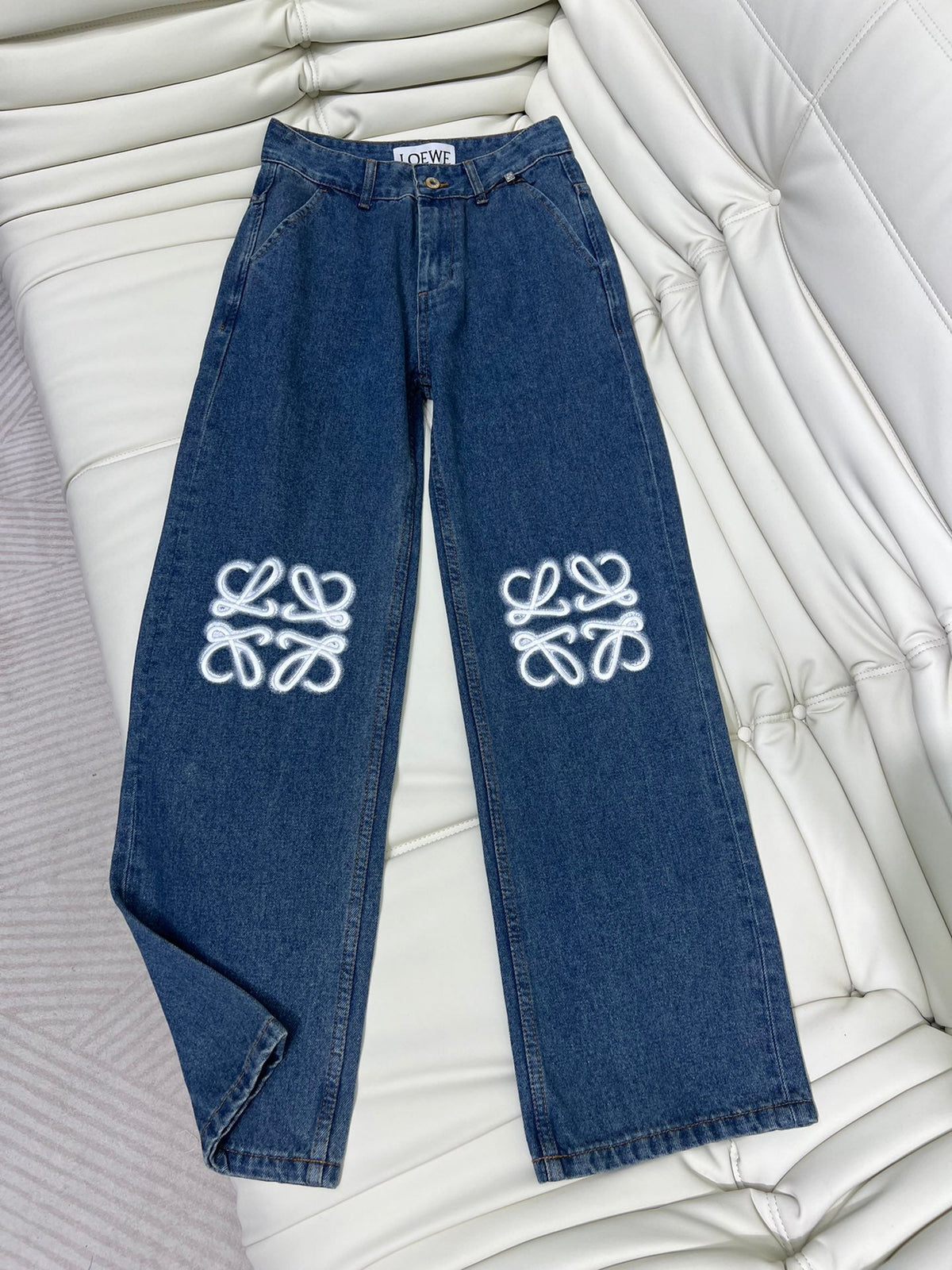 Loewe 26s Straight Leg Jeans Denim 407985