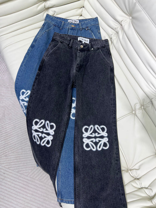 Loewe 26s Straight Leg Jeans Denim 407985