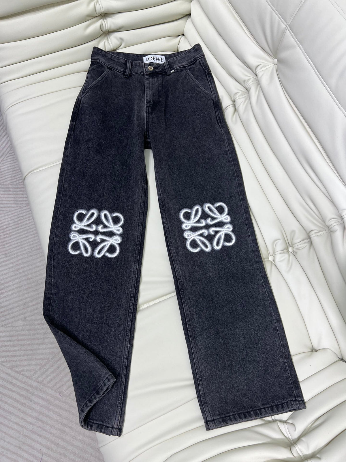 Loewe 26s Straight Leg Jeans Denim 407985