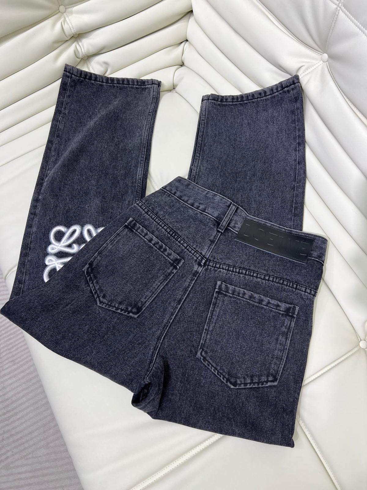 Loewe 26s Straight Leg Jeans Denim 407985