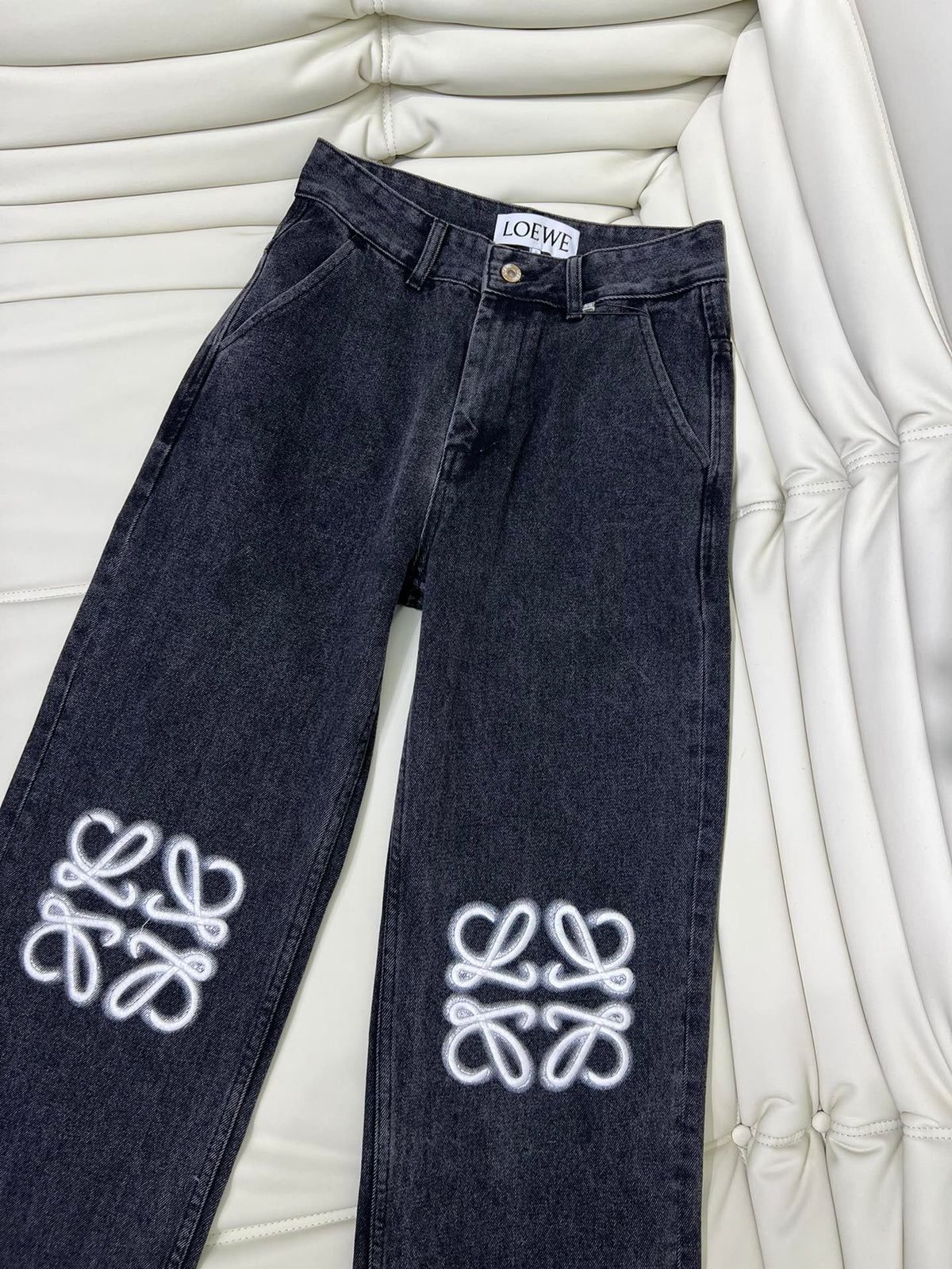Loewe 26s Straight Leg Jeans Denim 407985
