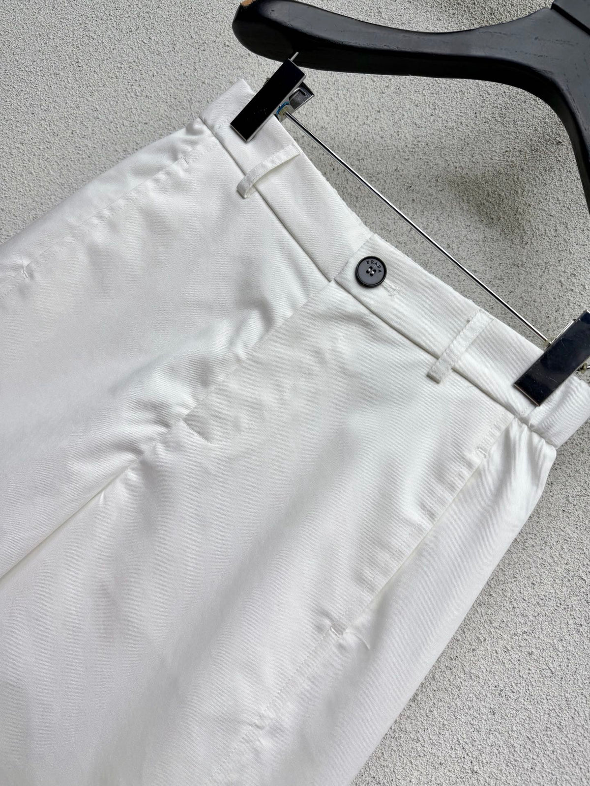 Prada 26s Triangle Logo Five-Point Shorts 393932