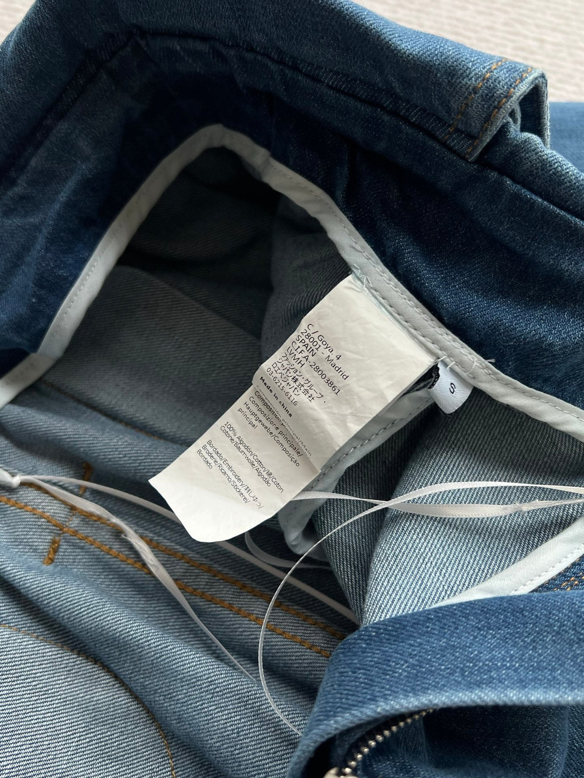 Loewe Cargo Jeans Blue Denim 372597