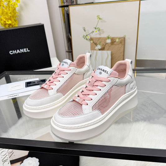 CC 26s Sneaker Pink White Cowhide Mesh 723083