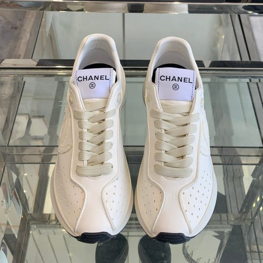 CC Sneaker White Cowhide 204110