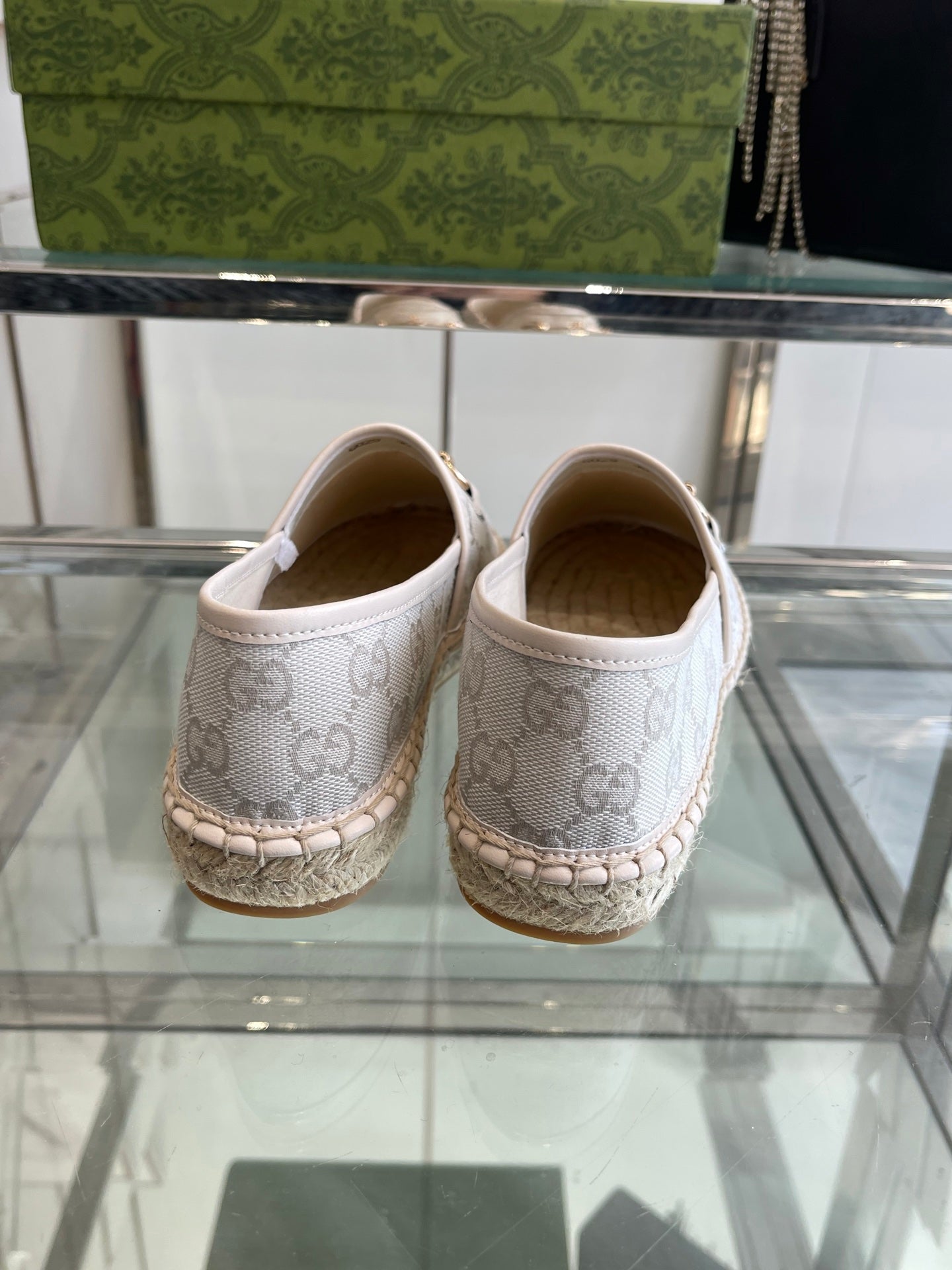 GC 2025 Espadrille With Horsebit Ivory Canvas 292315
