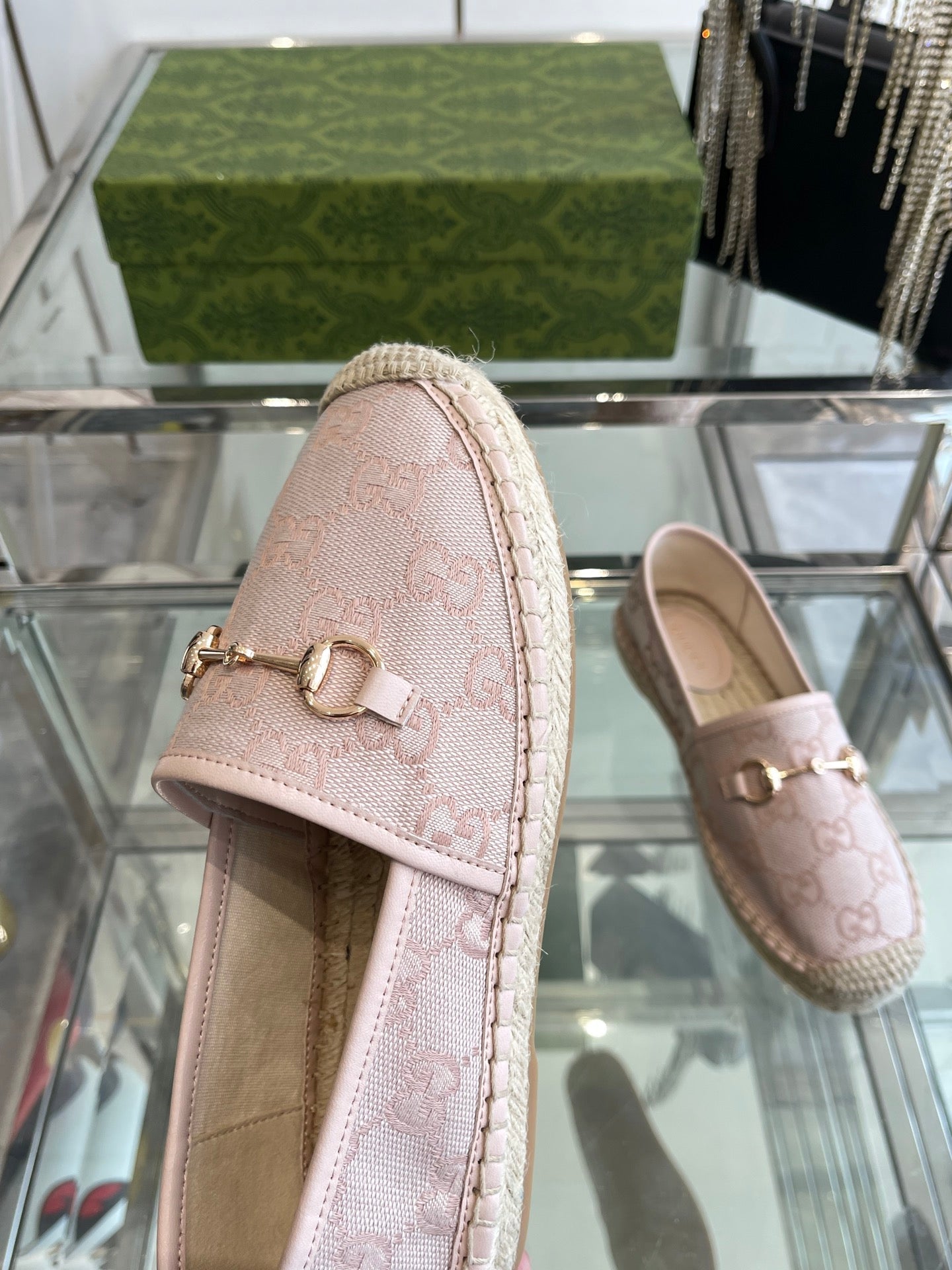 GC 2025 Espadrille With Horsebit Light Pink Canvas 292318
