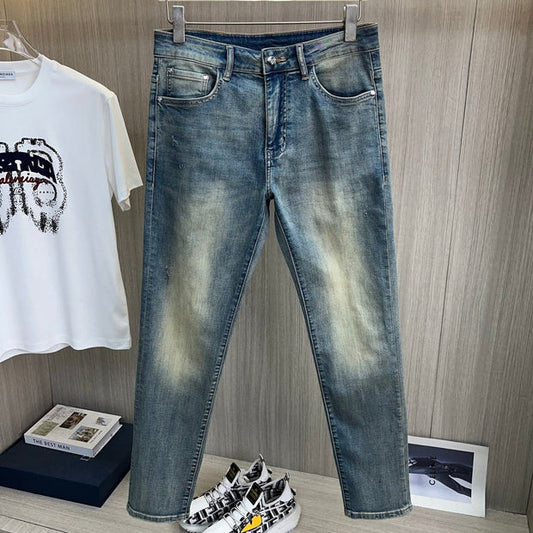 PRA 2026 Men's Jeans Washed Blue Denim 843260