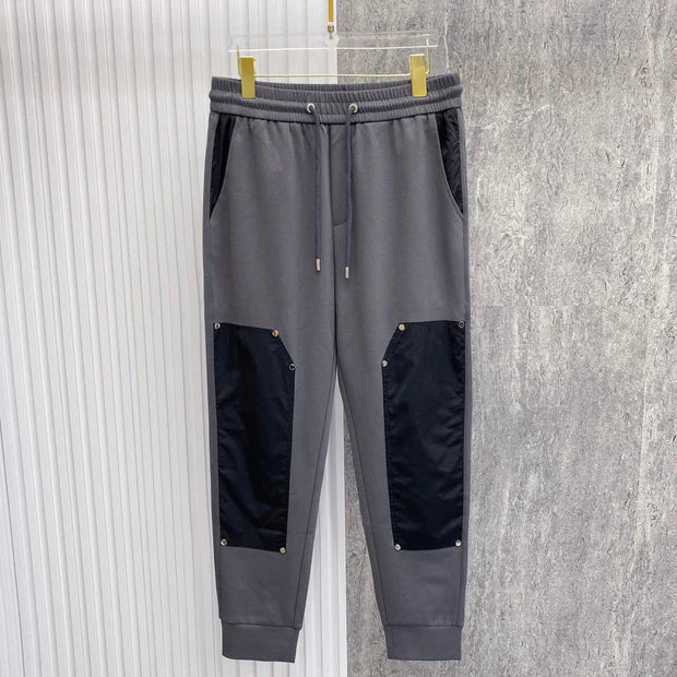 PRA 2026 Men's Casual Pants Gray Black Fleece 842904