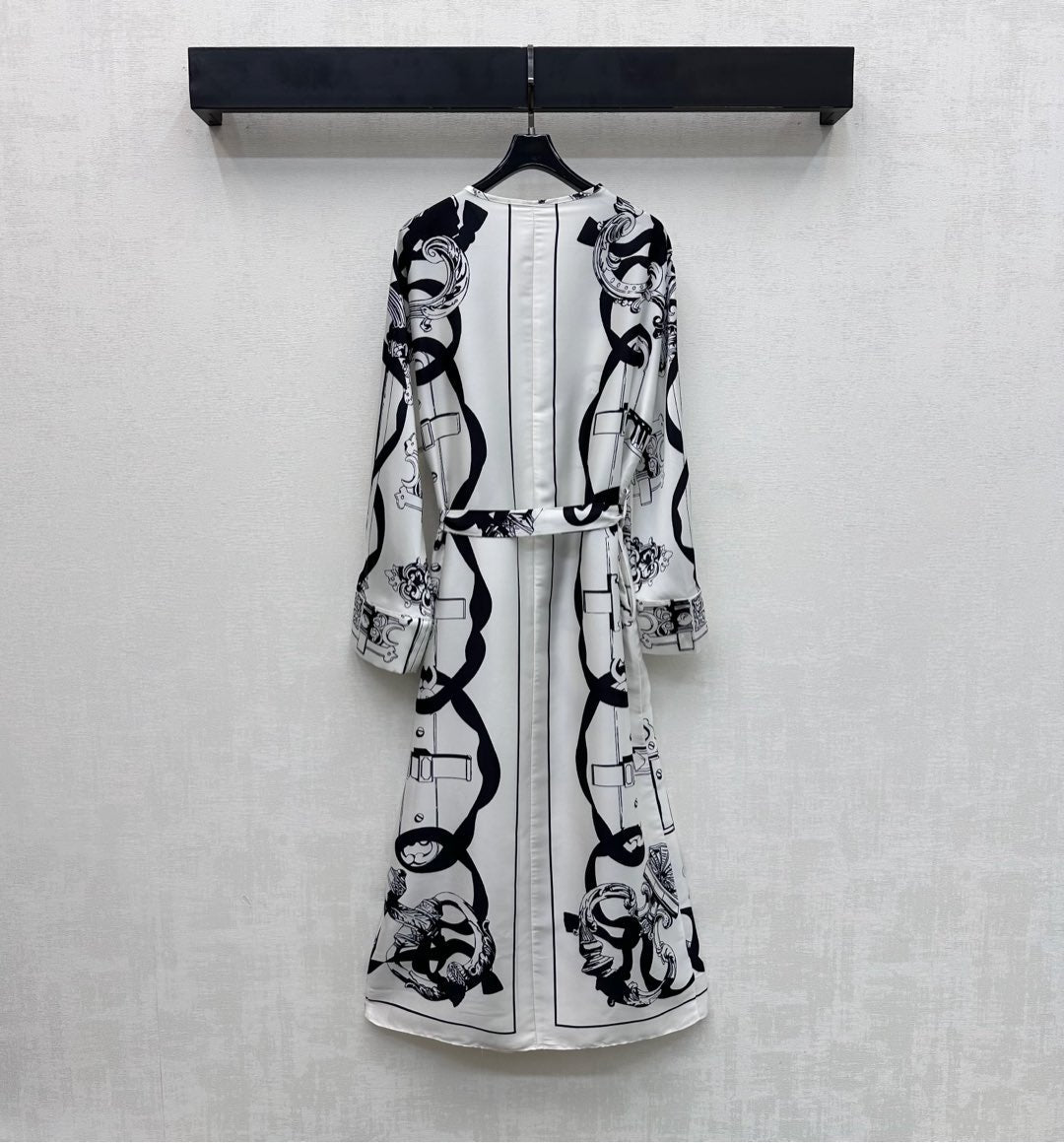 HM 26s Printed Silk Dress 490