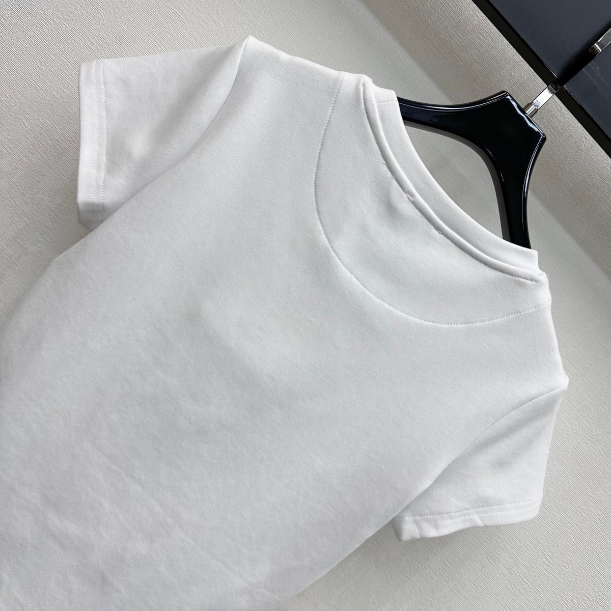 HM 26s Embroidered Pocket T-Shirt White Cotton 378808